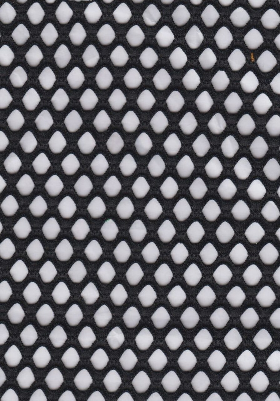 1 Yard Big Fishnet Mesh Stretch Fabric 58/60″ Wide, 100% Polyester
